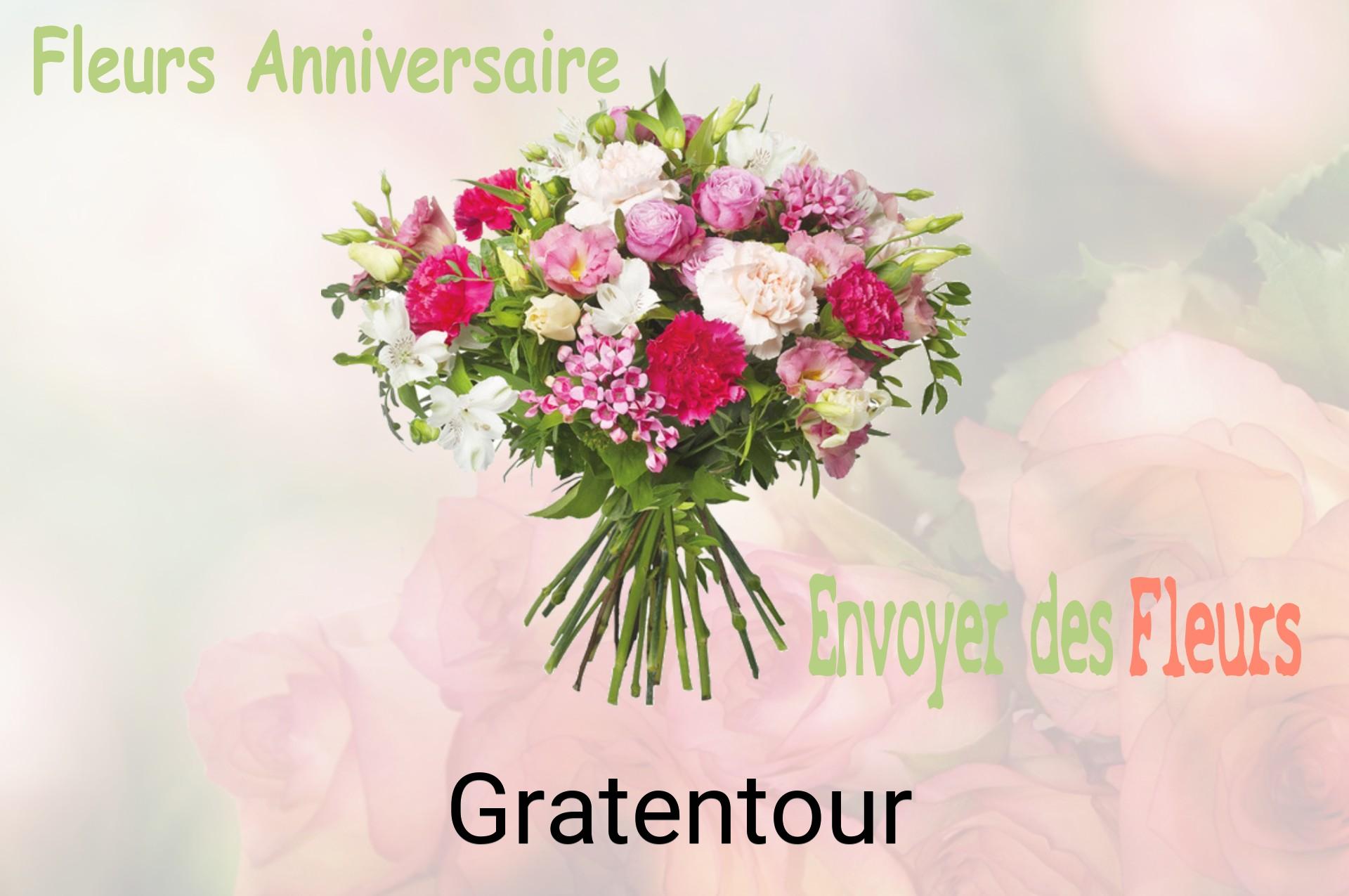 Bouquet de fleurs d’anniversaire livré à Gratentour
